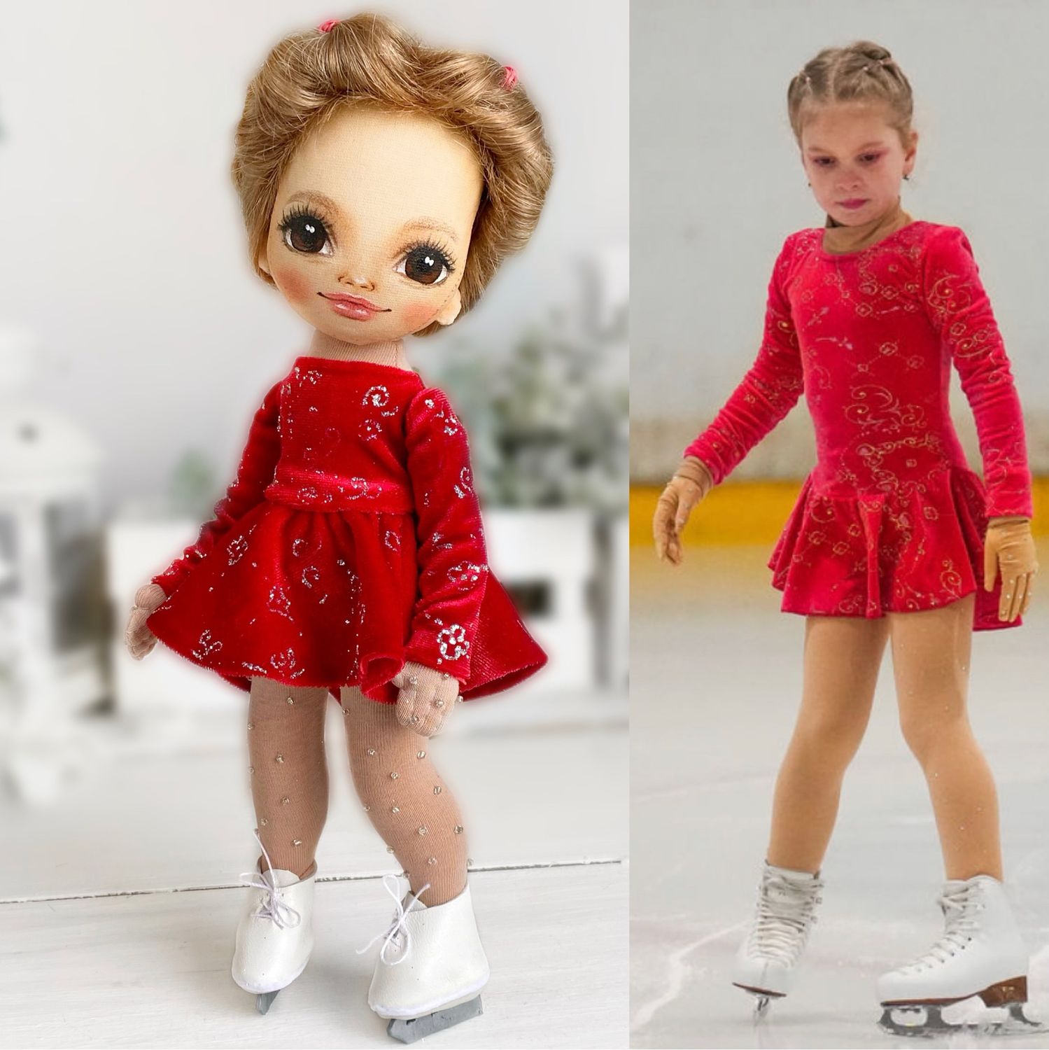 Кукла портретная, кукла по фото: фигуристка, танцовщица, гимнастка в ...