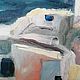 Santorini oil Painting. Pictures. Viktorianka. My Livemaster. Фото №4