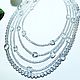 Necklace with rock crystal ' Winter». Necklace. Magical Beauty Gems. Online shopping on My Livemaster.  Фото №2