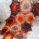 Shawl-stole 'Fall colors' handmade crochet. Wraps. hand knitting from Galina Akhmedova. My Livemaster. Фото №5