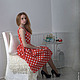 Платье Красный горох. Платья. Poza (poza-fashion). Ярмарка Мастеров.  Фото №5