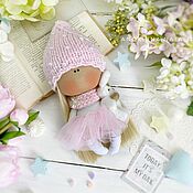 Кукла интерьерная текстильная ручной работы тильда Принцесса