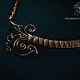 Order Copper necklace 'Dark Symphony' is a delicate decoration on the neck. Strangell Jewelry. Livemaster. . Necklace Фото №3