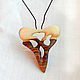 Order Pendant-Amulet made of wood ' shark's Tooth'. OakForest Wooden Jewelry. Livemaster. . Pendants Фото №3