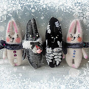 Куклы и игрушки handmade. Livemaster - original item Soft toys: Rabbits are a symbol of the new year 2023. Handmade.