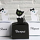'Black cat' pack. Packing box. Evrica (Evrica). Online shopping on My Livemaster.  Фото №2