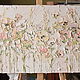 Oil painting in pastel colors with cream-pink roses. Pictures. Vereskaa. Online shopping on My Livemaster.  Фото №2
