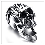 Украшения handmade. Livemaster - original item Skull pendant No. 1 stainless steel. Handmade.
