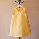 Order 'Sunny Bunny ' Linen dress, yellow simple summer. Boho-Eklektika. Livemaster. . Dresses Фото №3