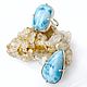 Кольцо и брошь с камнем. Кольца. Aventure.Jewelry. Интернет-магазин Ярмарка Мастеров.  Фото №2