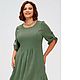 Легкое летнее бохо платье болотного цвета больших размеров. Платья. Boho chic. Ярмарка Мастеров.  Фото №13