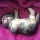 Котенок из шерсти, Войлочная игрушка, Москва,  Фото №1