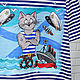 Order T-shirt vest print cat sailor in vest hand painted. Koler-art handpainted wear. Livemaster. . T-shirts and undershirts for men Фото №3