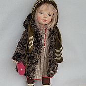 Текстильная кукла Лизонька