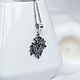 Кулон Гроздья рябины, серебро 925 пробы с чернением. Подвеска. Organic Jewelry. Серебро и золото. Интернет-магазин Ярмарка Мастеров.  Фото №2