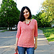 Пуловер "Весеннее настроение". Пуловеры. Nataliia B.. Интернет-магазин Ярмарка Мастеров.  Фото №2