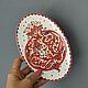 Plate decorative Pomegranate. Hand painted. Gift, Decorative plates, Ekaterinburg,  Фото №1