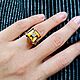 Ring with yellow quartz. Ring. Dina Haliotis. My Livemaster. Фото №4