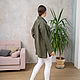 Shirt in man style green. Blouses. NATALINI. My Livemaster. Фото №4