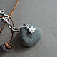 Silver Flower Pendant on a chain, Pendants, Kudrovo,  Фото №1