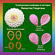 Dahlia Petals Set Silicone Weiner and Cutters