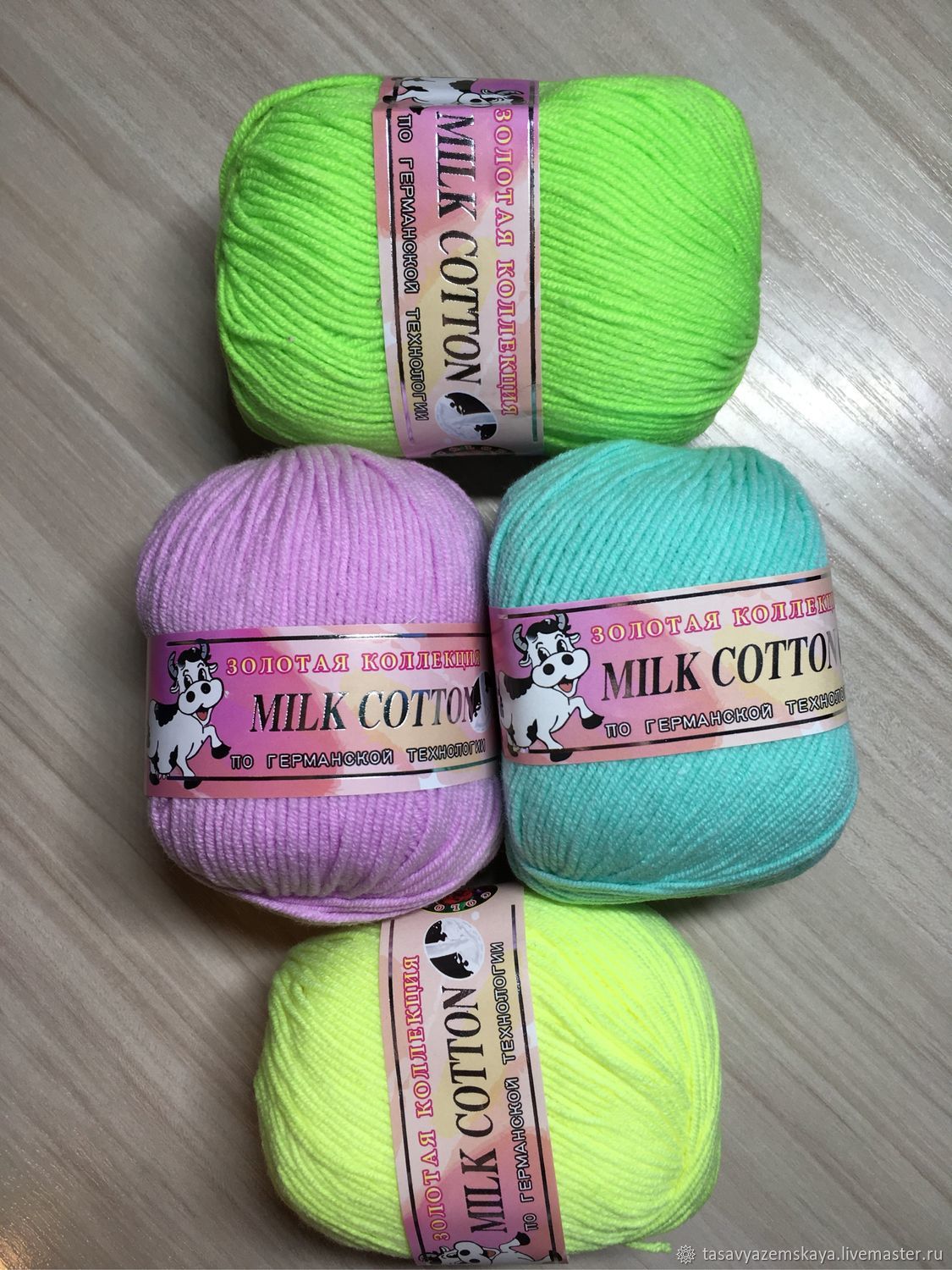 Пряжа для вязания Milk cotton (Милк коттон) Color City – купить на Ярмарке Мастеров – DQ04BRU | Пряжа, Москва