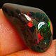 Black opal 'Kaleidoscope'. Cabochon friform, Cabochons, Moscow,  Фото №1