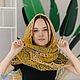 Chal de color Tilo capa de hombro de lana. Shawls. Brillantes chales. Ярмарка Мастеров.  Фото №5