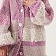 Вязаное пальто в розовых тонах. Кардиганы. The sweetest sweaters. Ярмарка Мастеров.  Фото №5