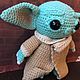 Малыш Йода. Амигуруми куклы и игрушки. Handmadelana-1. Ярмарка Мастеров.  Фото №6