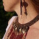 Order Jewelry set 'bird of Paradise'. Beaded jewelry by Mariya Klishina. Livemaster. . Jewelry Sets Фото №3
