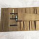 Скрутка чехол для инструментов, крейзи-хорс олива. Чехол. MaSoni  leather Елена. Ярмарка Мастеров.  Фото №6