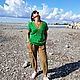 Блуза из хлопка и шелка Италия вязаная зеленая, Футболки, Кострома,  Фото №1