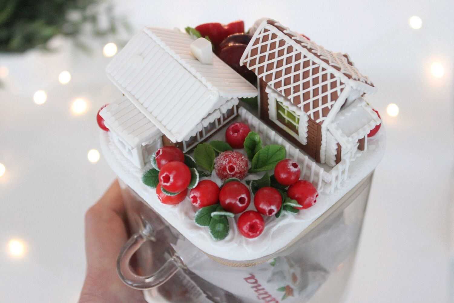 Банка Зимние домики купить в интернет-магазине Ярмарка Мастеров по цене ...