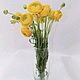 Ранункулюсы (жарки). Элементы интерьера. Myclayflowers_hm. Ярмарка Мастеров.  Фото №6