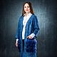 Cardigan made of wool jeans. Suit Jackets. Sokolova Oksana  woolhandmade (woolhandmade). Online shopping on My Livemaster.  Фото №2