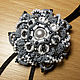Brooch-pendant " Flower". Pendants. Creative workshop 'Ankars'. Online shopping on My Livemaster.  Фото №2