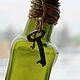 Бутылка "Пиза". Пьяное стекло. Бутылки. glass.art.boutique. Интернет-магазин Ярмарка Мастеров.  Фото №2