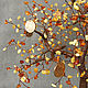 Денежное дерево из балтийского янтаря. Деревья. МИР ТВОРЧЕСТВА. Ярмарка Мастеров.  Фото №4