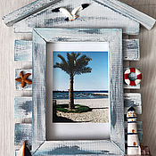 Сувениры и подарки handmade. Livemaster - original item Photo frame By the sea. Handmade.