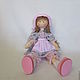Textile doll Sonia. Round Head Doll. Toys and dolls from Nina Rybova. Online shopping on My Livemaster.  Фото №2