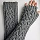 Order Fingerless gloves long knitted Elizabeth, 182. HOBBIMANIYA. Livemaster. . Mitts Фото №3