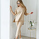 Order Suit 'Active summer' beige, at a super price!!!. masutina2. Livemaster. . Tracksuits Фото №3
