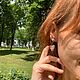 Серьги с друзой  арагонита Серебро. Серьги классические. Ювелирный отдел 'Чароитовый ларец' (jewelry32-charoite-larets). Ярмарка Мастеров.  Фото №6