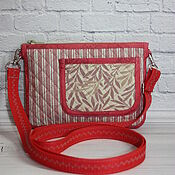 Сумки и аксессуары handmade. Livemaster - original item Small handbag, for phone, for walking, Eco, Cotton, Pink. Handmade.