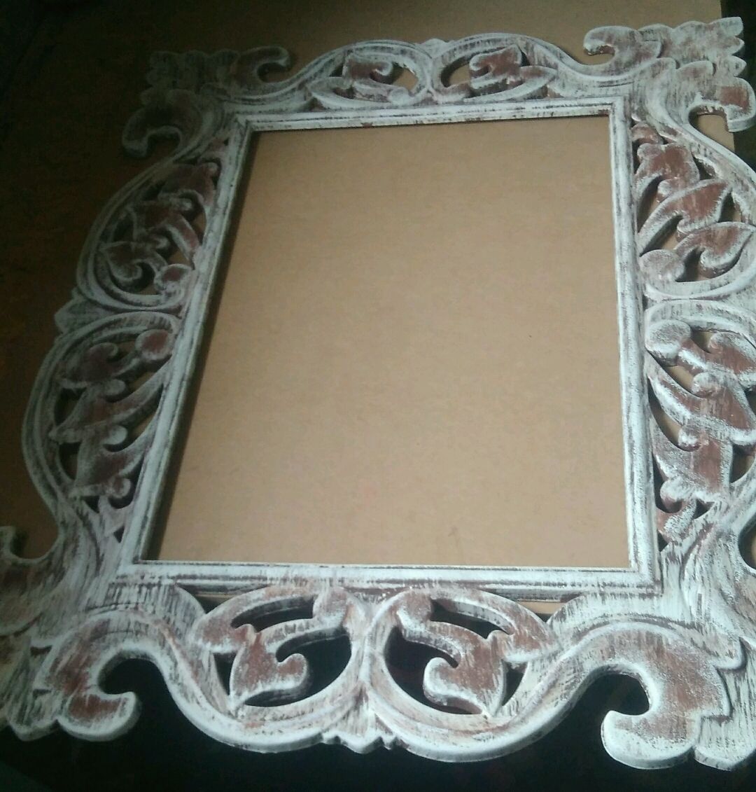 Декорирование рамы для зеркала