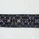 Wide bracelet Starry sky. Sparkling bracelet in the style of Chan Lu. Cuff bracelet. sevenline. My Livemaster. Фото №4