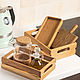 Set of storage boxes made of oak, 2 items. Jars. Foxwoodrus. Online shopping on My Livemaster.  Фото №2