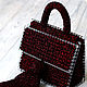 Burgundy bag. Classic Bag. SHAPAR - knitting clothes. My Livemaster. Фото №5