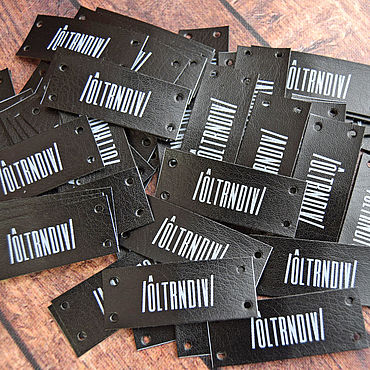 Материалы для творчества ручной работы. Ярмарка Мастеров - ручная работа Бирки из эко кожи. Handmade.